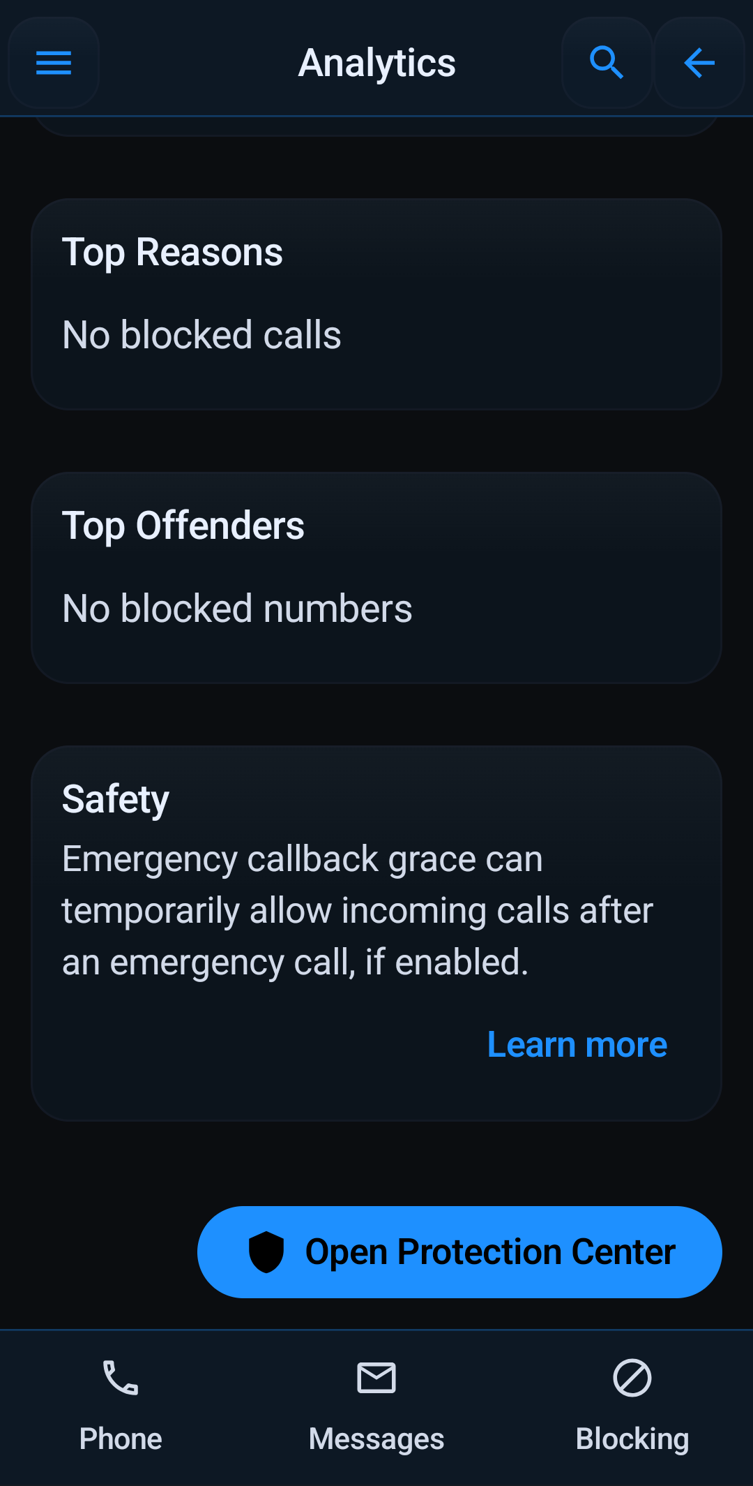 Top offenders and safety notes in Block Guard analytics